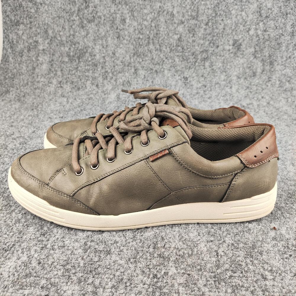 Nunn Bush Kore Shoes Mens Size 9.5W Brown Synthetic Casual Low Top Sneakers